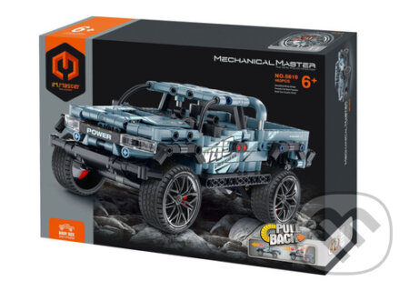 Stavebnice iM.MASTER auto na zpětné natažení (plast 463 dílků v krabici 31x23x7cm) - hra z kategorie Stavebnice