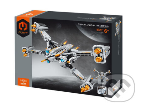 Stavebnice iM.MASTER vesmírná loď s mechanickým pohonem - hra z kategorie Stavebnice