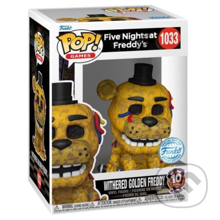 Funko POP Games: Five Nights At Freddy´s - Withered Gldn Frdy (Funko). Funko, 2025