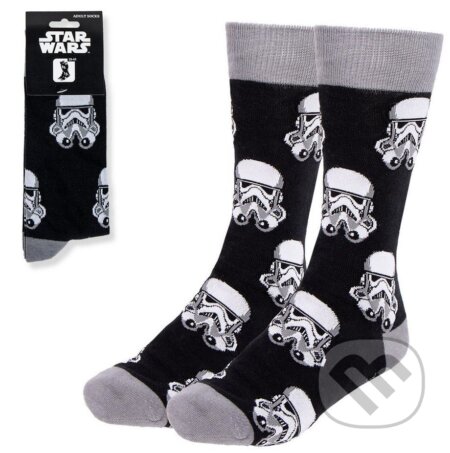 Pánske ponožky Star Wars: Ikony Stormtrooper (veľkosť EU 38-45) (). , 2025