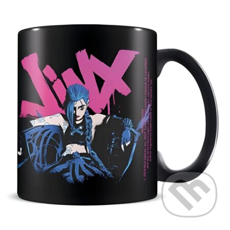 Hrnček League of Legends - Jinx, čierny (Pyramid International)