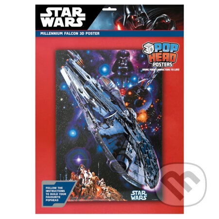 Plagát 3D - Star Wars: Millennium Falcon (Pyramid International)