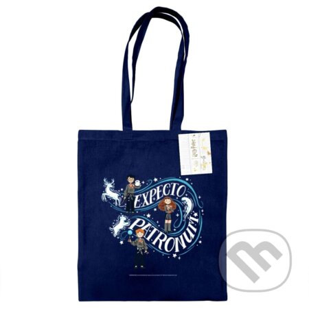 Nákupná taška Harry Potter - Expecto Patronum, modrá
