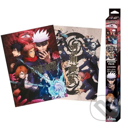Set 2 plakátů Jujutsu Kaisen - Group & Schools (52x38 cm)
