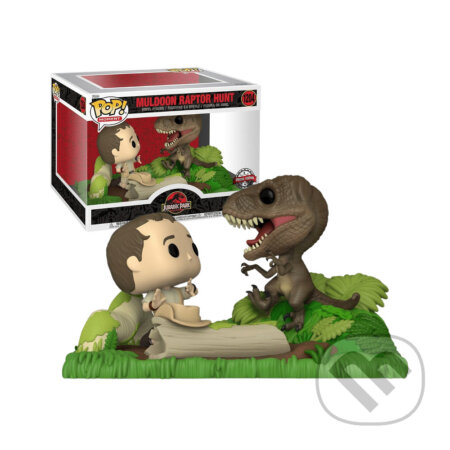 Figúrka Jurassic Park - Muldoon Raptor Hunt Funko POP!