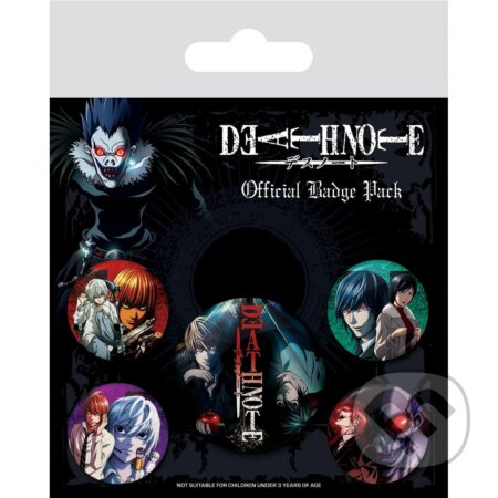 Sada odznakov Death Note - Connections Of Fate (Pyramid International)