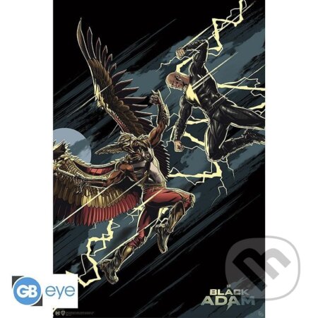 Plagát DC Comics - Black Adam vs. Hawkman