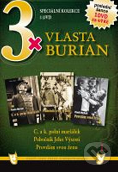 3x Vlasta Burian I., Filmexport Home Video, 2014