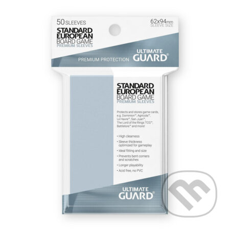 Spoločenská hra: Obaly na karty 62 x 94 mm (Ultimate Guard Premium Soft) (Ultimate Guard). Ultimate Guard, 2025