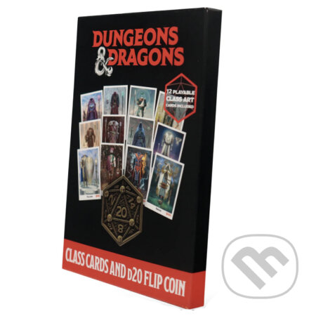 Spoločenská hra: Dungeons & Dragons - karty povolania a D20 mince (). , 2025