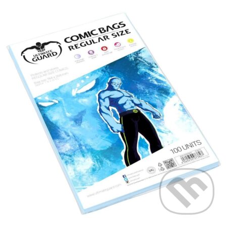 Obaly na komiksy Comic Bags (UG) 18,4 x 26,8 cm, 100ks (Ultimate Guard). Ultimate Guard, 2025