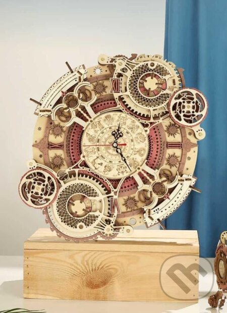 NiXiM Dřevěné 3D puzzle/Nástěnné hodiny s kalendářem - puzzle z kategorie 3D puzzle