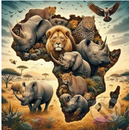 Norimpex Diamantové malování Afrika 30 x 40 cm