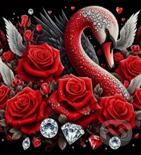 Diamantové malování Labuť