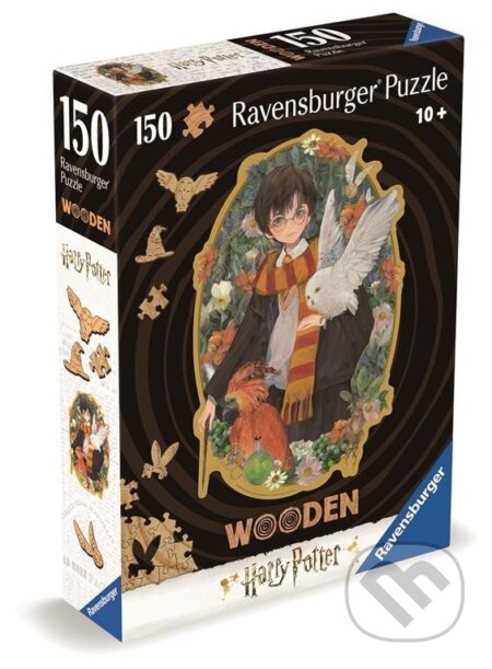 Dřevěné puzzle Harry Potter