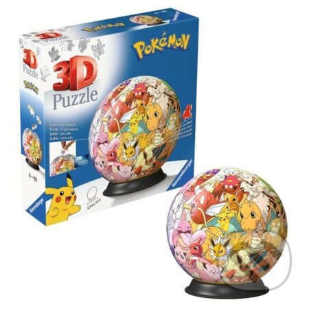 Ravensburger 3D puzzleball Pokémon 72 ks