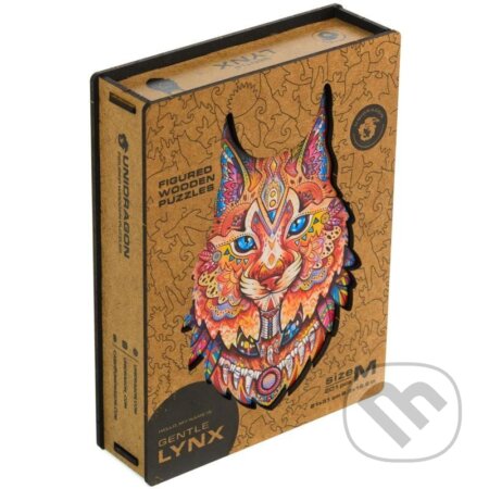 Puzzle: Rys, velikost M (22x33cm) (Unidragon)