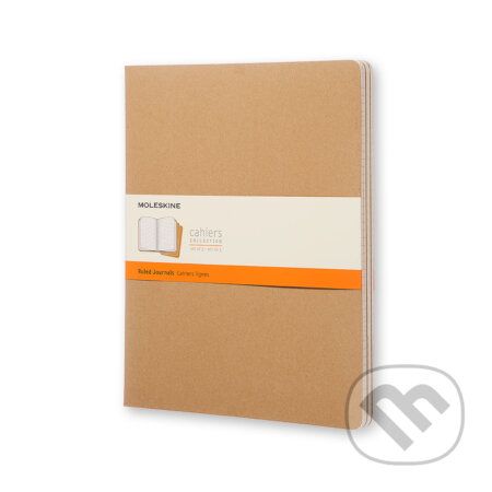 Moleskine - sada 3 zošitov (kartónová väzba) (extra veľké, linajkované)