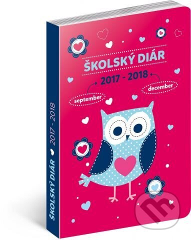 Školský diár Sovy  so slovenským kalendárom september 2017 - jún 2018, Presco Group