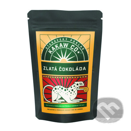 Kávy a čaje: Zlatá čokoláda (originál biela) Kolumbia (Kakaw Co+). Kakaw Co+, 2024