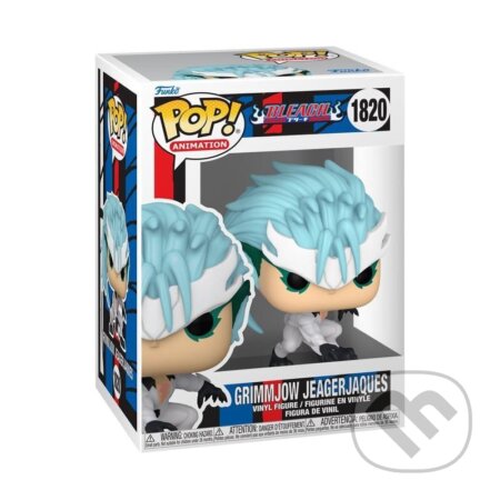 Funko POP Animation: BLEACH - Grimmjow Jeagerjaques (s možností Glow CHASE verze) #1820