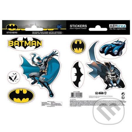 Samolepky Batman & Batmobil (ABYstyle)