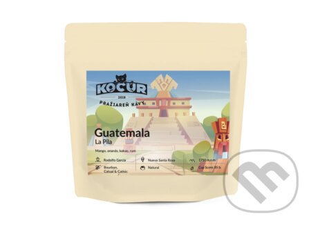 Kávy a čaje: Guatemala La Pila (Kocúr). Kocúr, 2025