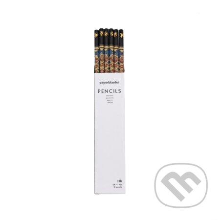 Paperblanks - sada 12 tužiek Safavid Indigo