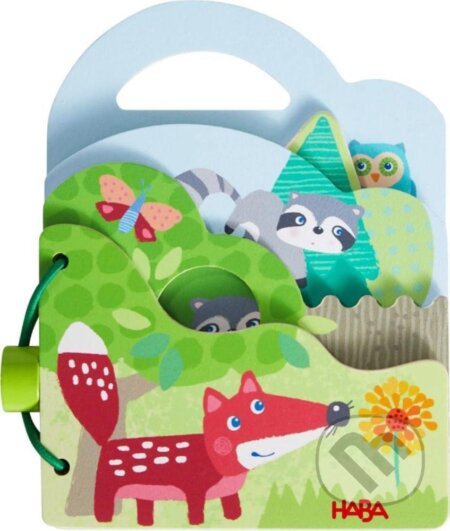 Drevená kniha pre najmenších: Lesné zvieratká - hra z kategorie Vzdělávací hry