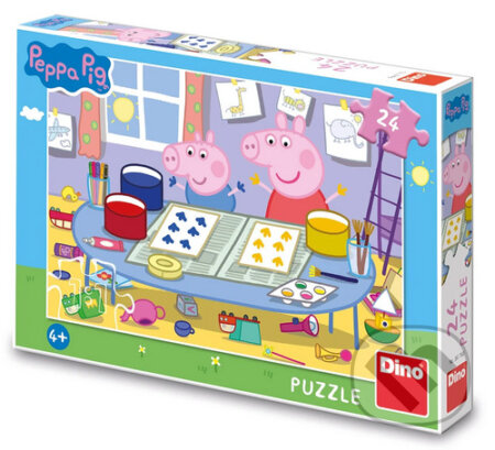 Peppa Pig Výtvarník - puzzle z kategorie 15 - 60 dílků