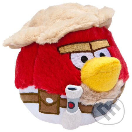 Plyšová hračka Angry Birds Starwars Sky Walker - červený 20 cm - Dnc, HCE