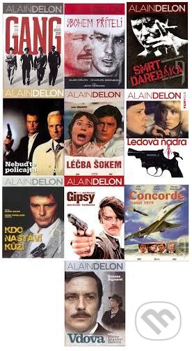 DVD sada: Alain Delon, Hollywood
