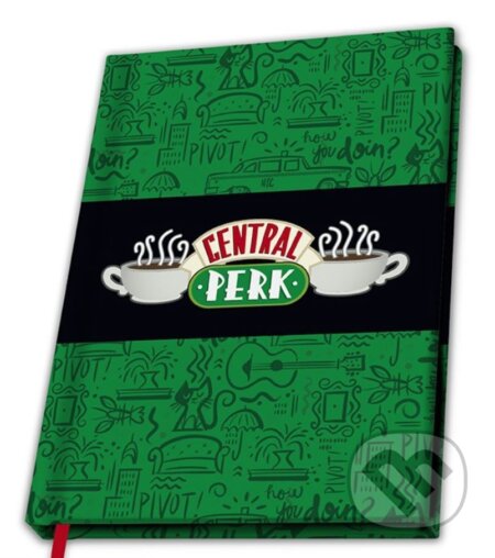 Poznámkový blok Friends: Ikony a Logo Central Perk (). , 2025