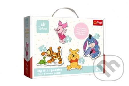 Baby puzzle Disney Medvídek Pú 4v1 (2,3,4,5 dílků) - puzzle z kategorie Maxi dílky
