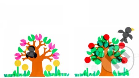 Ročné obdobia obrázky do okna (Haba Craft Kit Kreatívna sada)