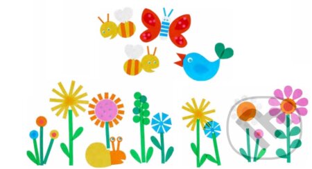 Jarná lúka obrázky do okna (Haba Craft Kit Kreatívna sada)