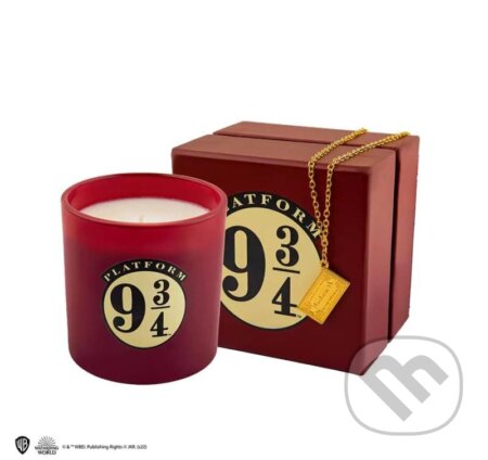 Harry Potter Set sviečka a náhrdelník Nástupište 9 3/4