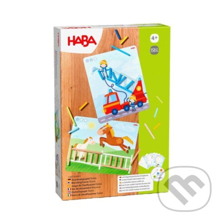 Haba Drevená hračka priraďovanie farebných paličiek s predlohami Stabix - hra z kategorie Vzdělávací hry