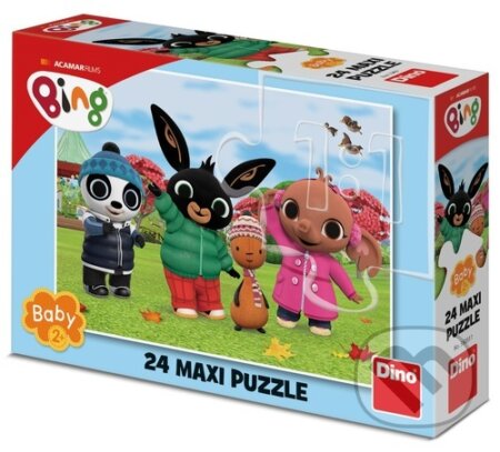 Puzzle Bing na podzim 24 dílků maxi DINO