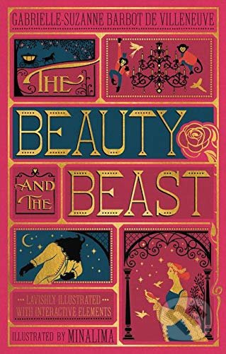 The Beauty and the Beast - Gabrielle-Suzanna Barbot de Villeneuve, MinaLima (ilustrátor), HarperCollins, 2017