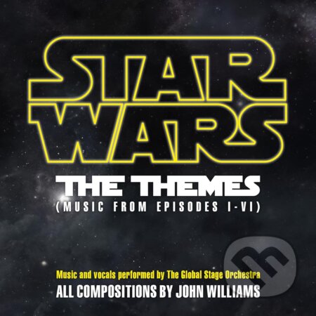 Hudobné CD: Global Stage Orchestra:  Star Wars - The Themes / Yellow  LP (Hudobné albumy). Hudobné albumy, 2025