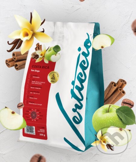 Verticcio Costa Rica San Diego (Pražená zrnková káva, 200g)