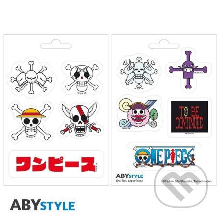 One Piece Samolepky Emperors Skulls - 2 aršíky (ABYstyle)