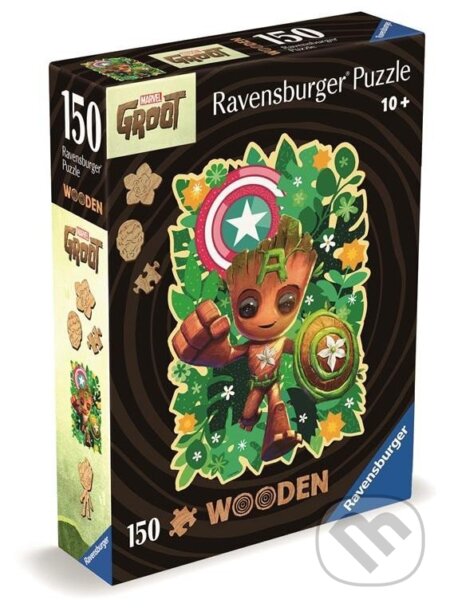 RAVENSBURGER Dřevěné obrysové Groot 150 dílků