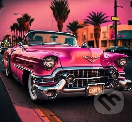 Diamantový obrázek - Cadillac 30 x 40 cm