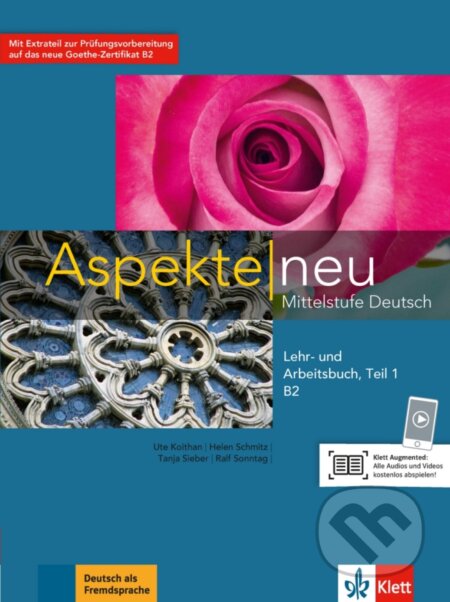 Kniha Aspekte neu B2 – Hybride Ausgabe – Lehr./Arbeitsbuch Teil 1 + MP3 allango.net + Lizenz (24 Monate)