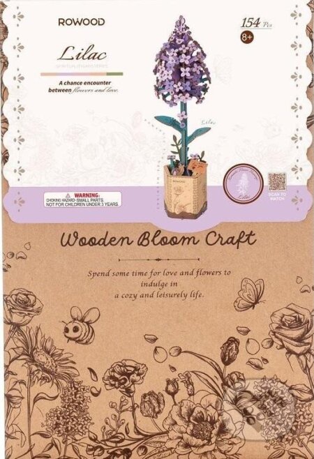 3D Dřevěná skládačka: Šeřík - hra z kategorie Stavebnice