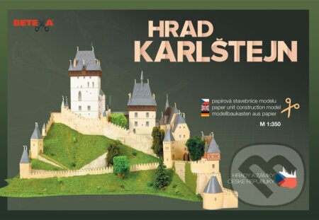 Hrad Karlštejn (Papírová stavebnice modelu)