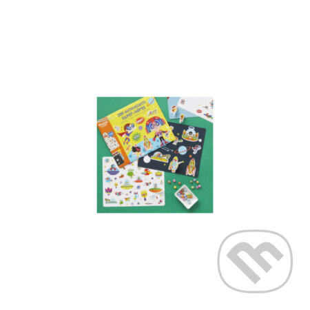 AUZOU Znovupoužiteľné samolepky s predlohami Superhrdinovia 200 ks