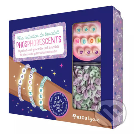 AUZOU Náramky svietiace v tme – Kreatívna sada na výrobu šperkov